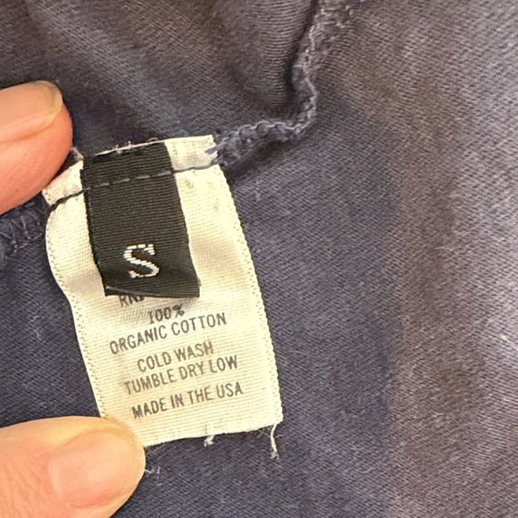 Clare V OUi Non Tshirt navy red Small - Picture 6 of 7